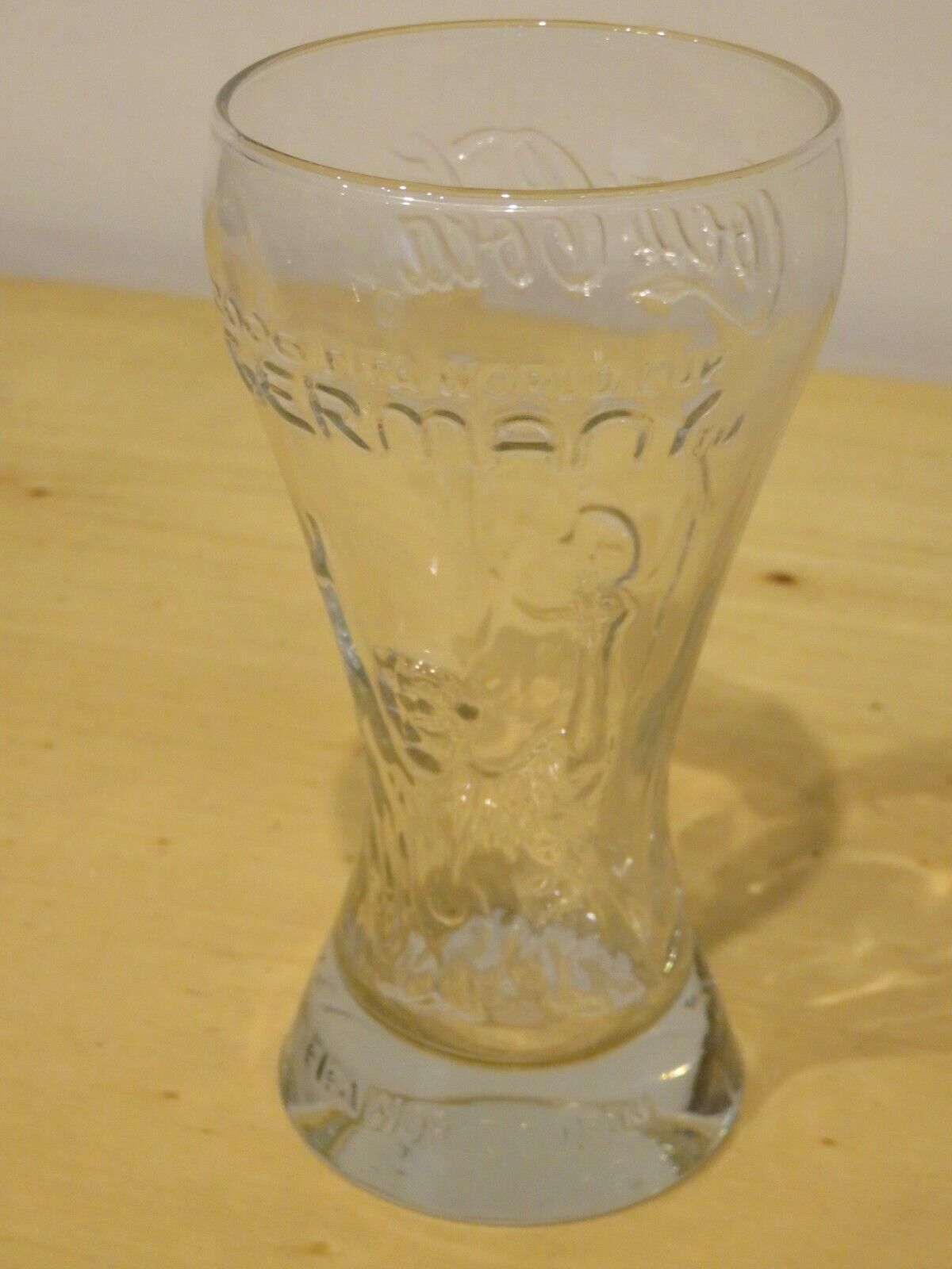old glass advertising glass COCA COLA 2006 FIFA WORLD CUP GERMANY  Vecchi  Libri