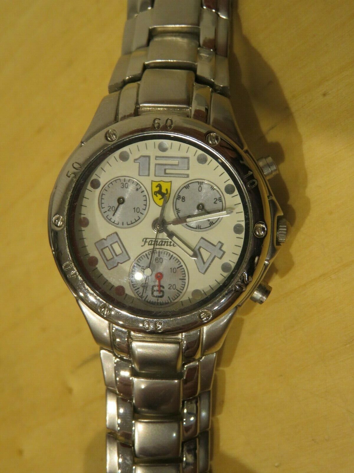 orologio da polso per uomo FANANTE 040 Stainless Steel Back