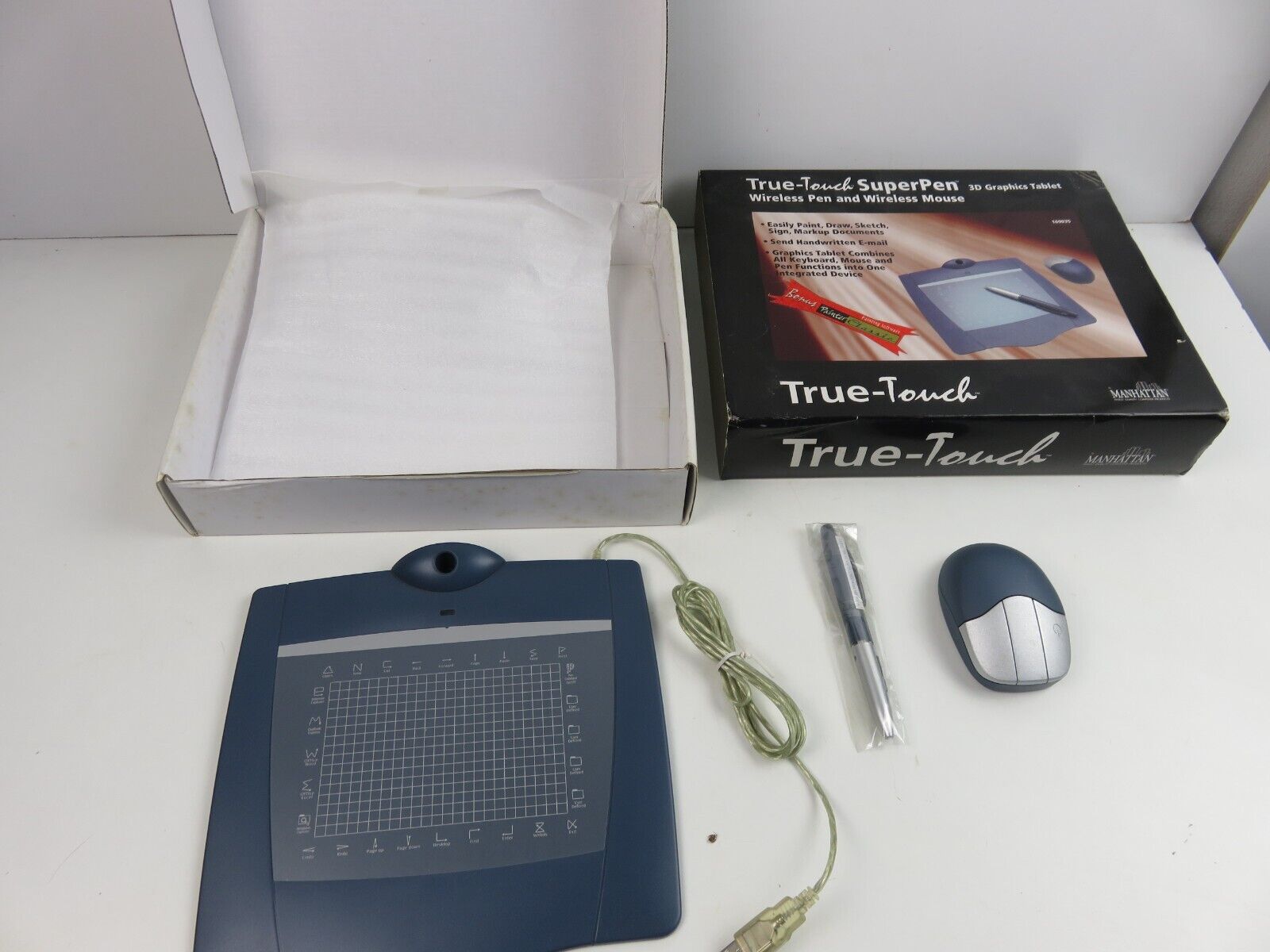 True-Touch SuperPen WP5540 wireless pen mouse tablet Manhattan 3D