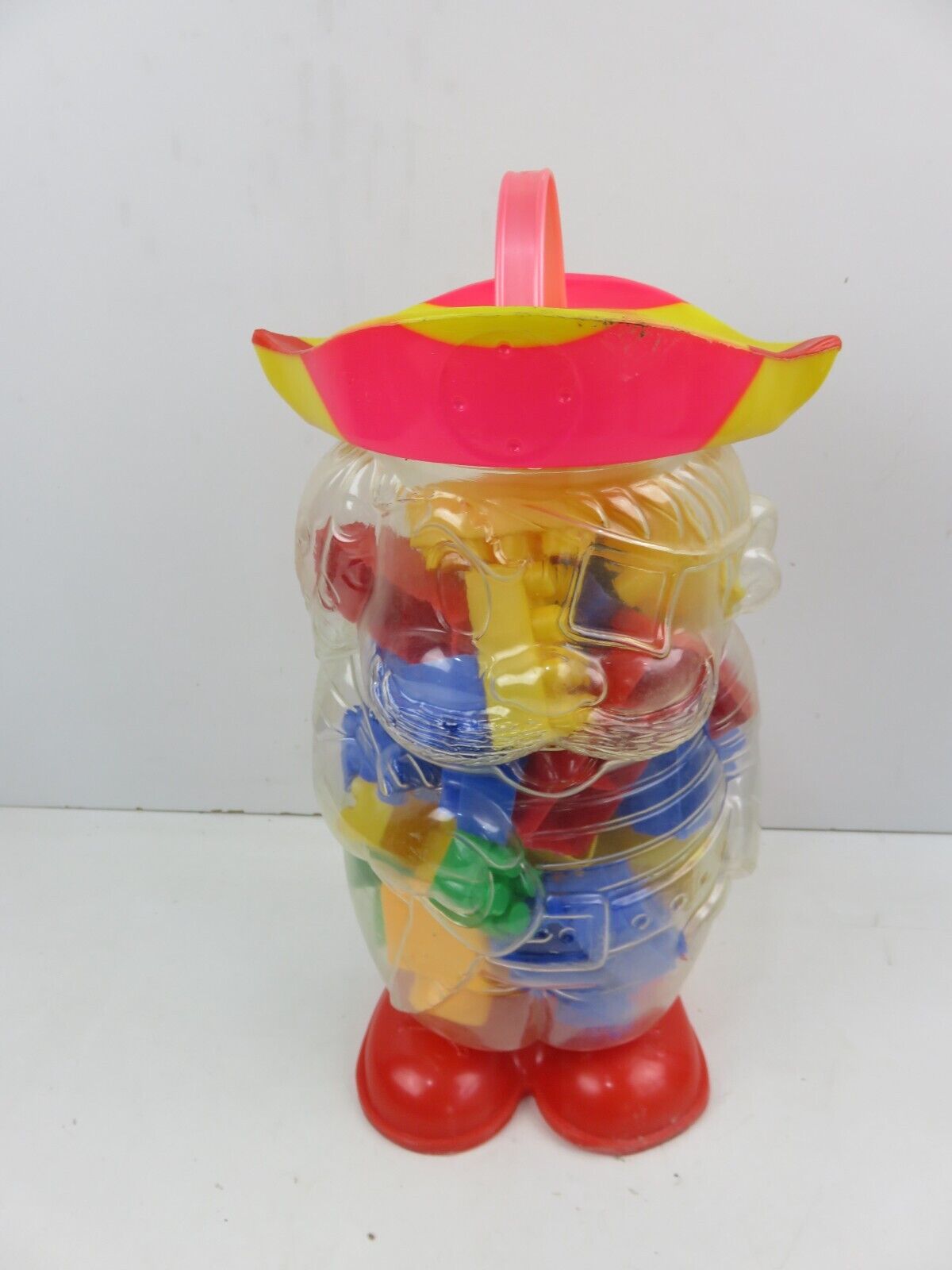 vecchio giocattolo costruzioni mattoncini colorati NIGARA scatolo