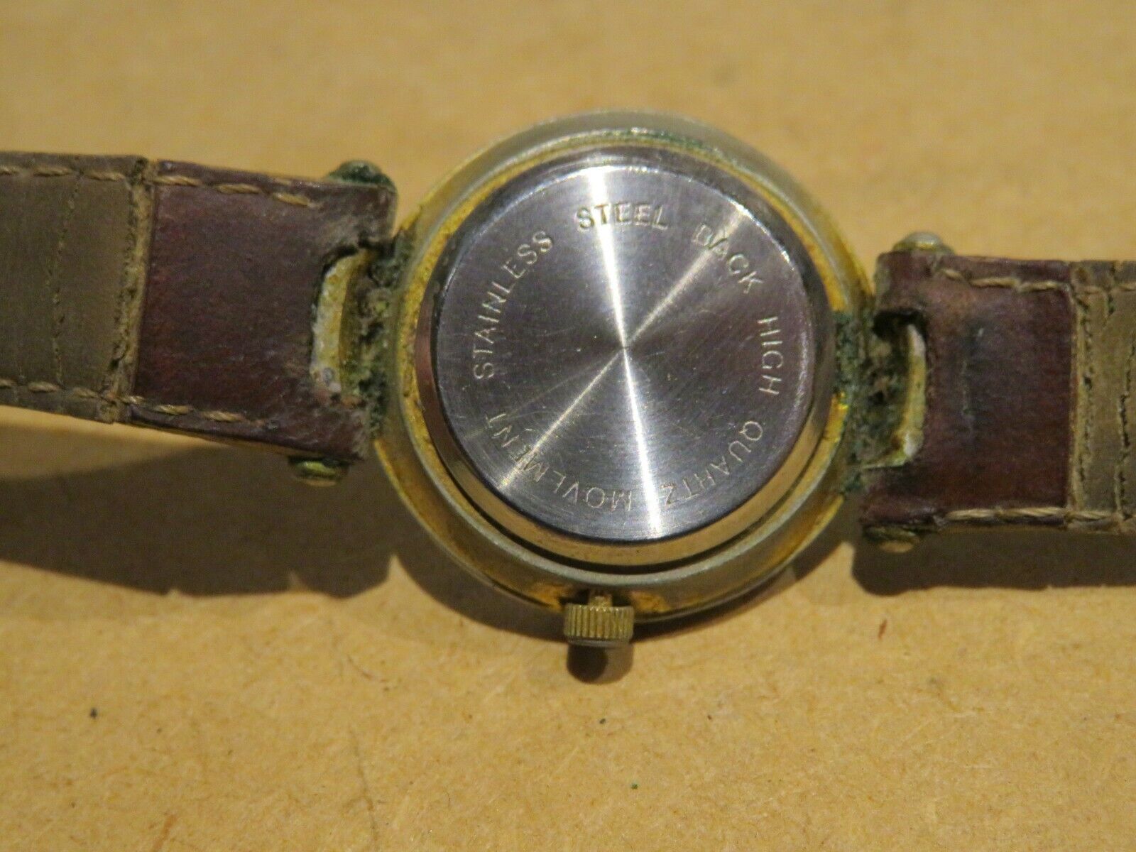 vecchio orologio da polso GIANVIX QUARTZ SUGHERO STAINLESS STEEL