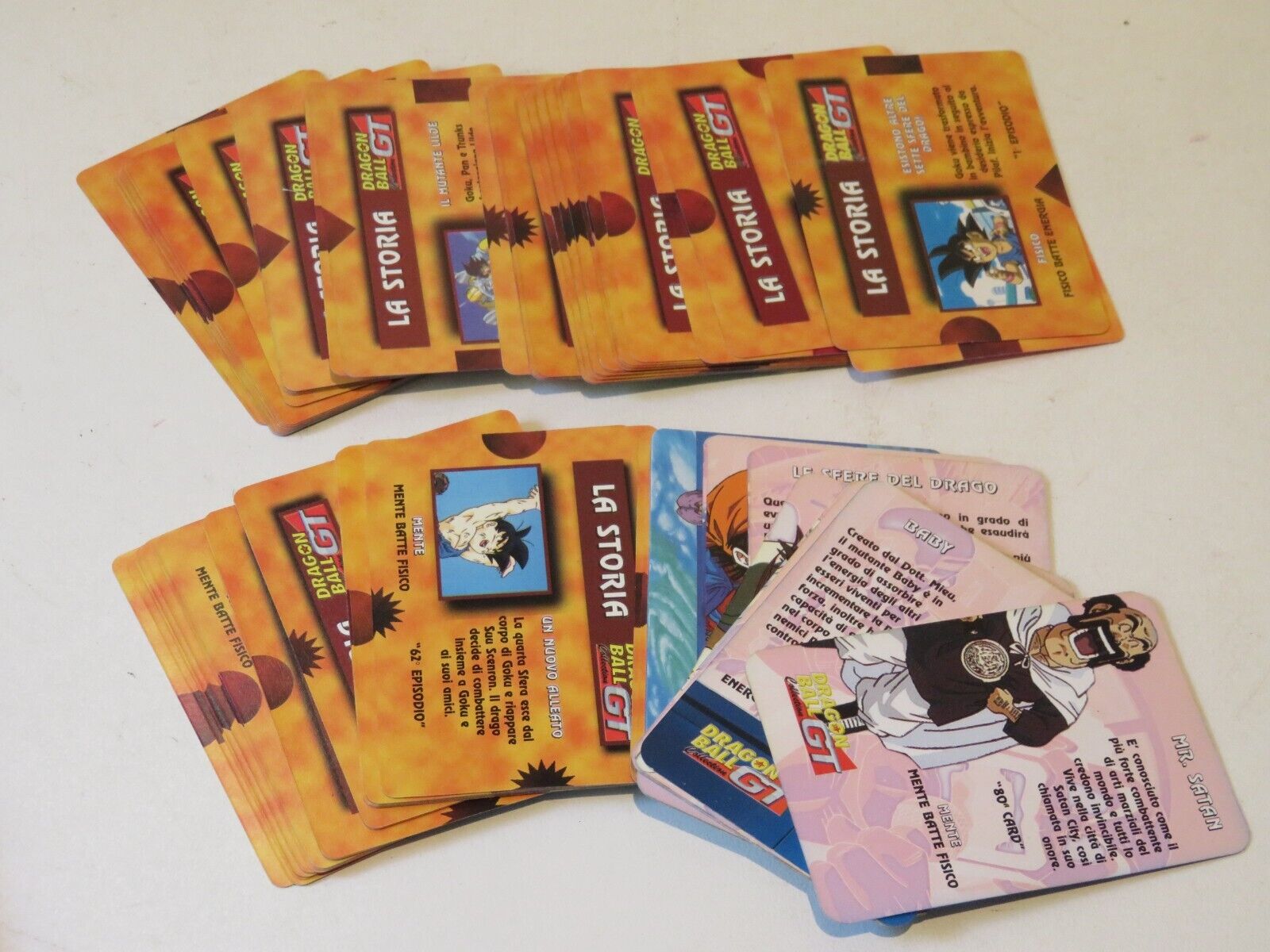 DRAGON BALL GT COLLECTION CARDS De Agostini 64 carte 1996